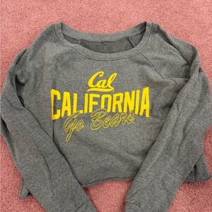 Victoria's Secret Gray and Yellow Sweatshirt